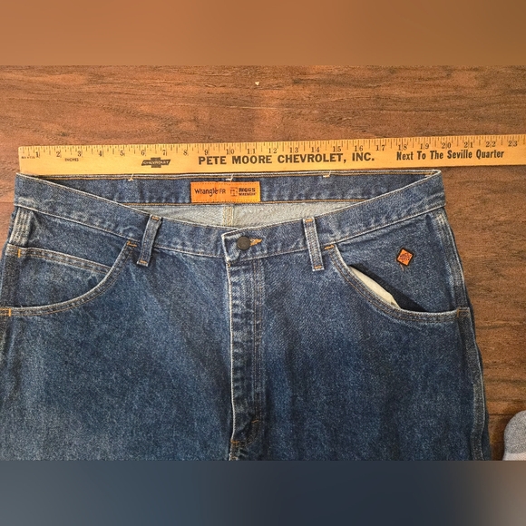 Wrangler FR Jeans Mens 40x35 Flame Resistant Riggs Workwear - Picture 5 of 5